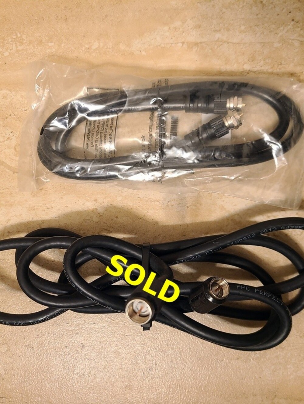 BNIP Digital Male Coaxial Cable - video audio display TV LCD LED